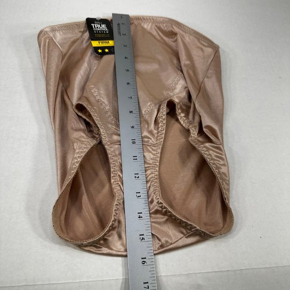 Bali Women's XL Panty Brief Shaper Firm Foundation True Control System Beige New - Picture 11 of 12